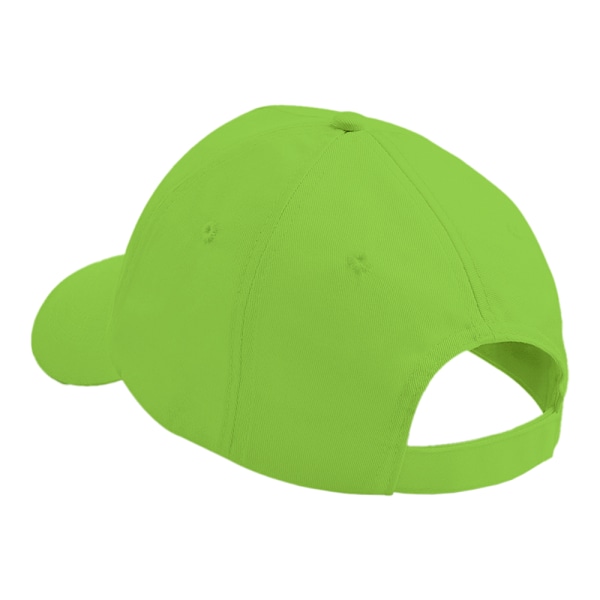 Beechfield Unisex Original 5-Panel Baseballkeps i enfärgad design, One Size Lime Green One Size