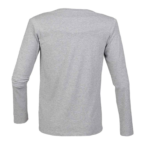 SF Men Mens Feel Good Heather Stretch Långärmad T-shirt L Grå Grey L