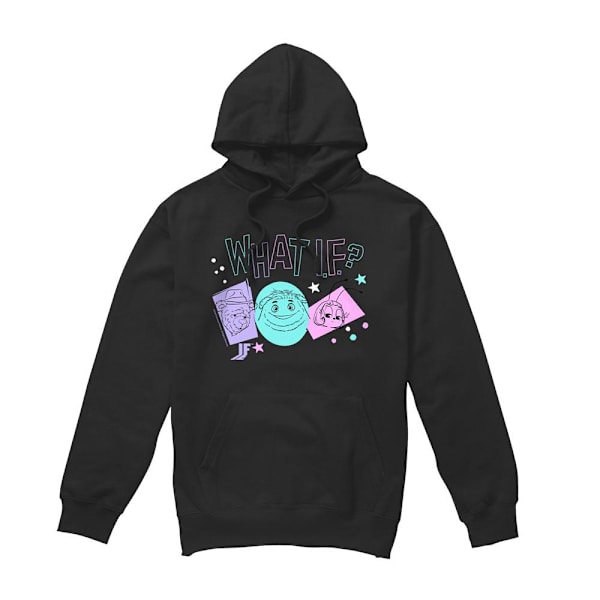 IF Herr What If Colour Pop Hoodie L Svart Black L