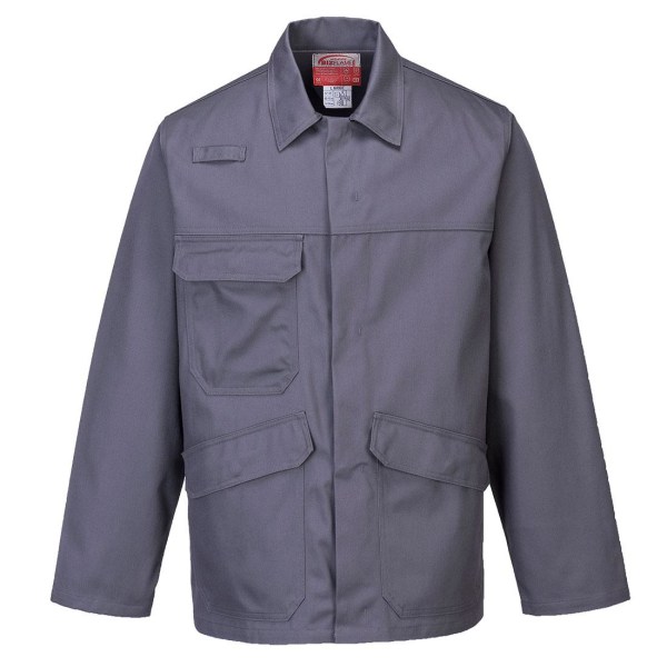 Portwest Mens FR35 Bizflame Pro Jacket XL Grå Grey XL