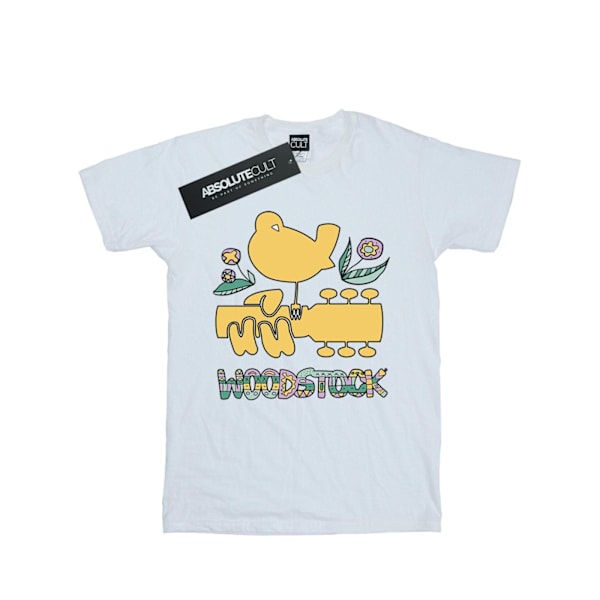 Woodstock Herr T-shirt med fågel-aztekmönster 4XL Vit White 4XL