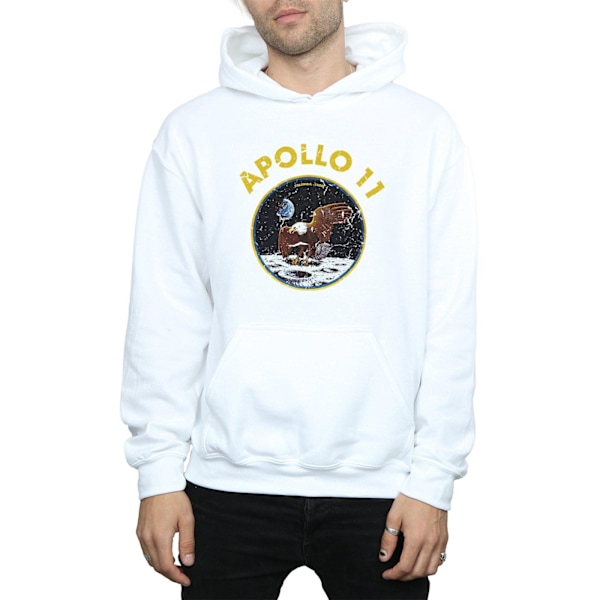 NASA Classic Apollo 11 Hoodie XL Vit White XL