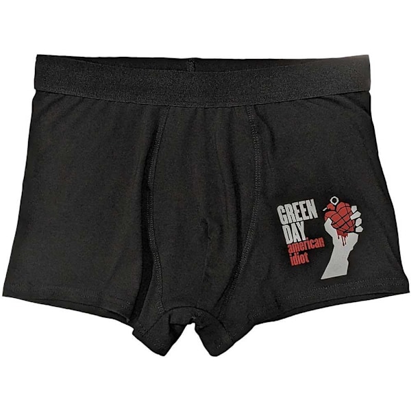Green Day Unisex Adult American Idiot Boxershorts L Svart Black L