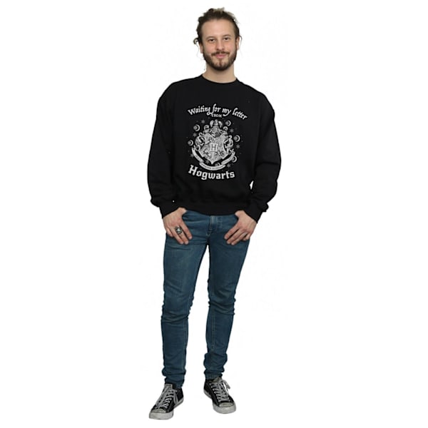 Harry Potter Herr Hogwarts Väntar På Mitt Brev Sweatshirt M B Black M
