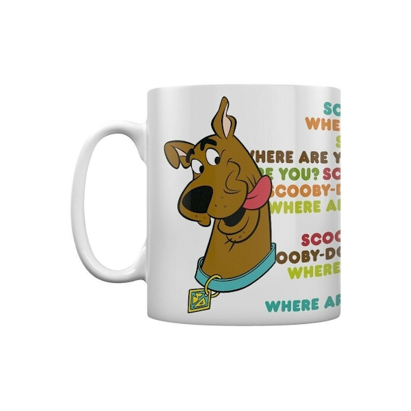 Scooby Doo Var Är Du? Mugg En Storlek Vit/Brun White/Brown One Size