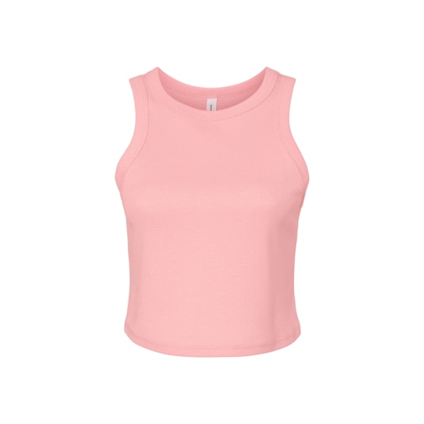 Bella + Canvas Dam Racer Tank Top i Micro-Rib, Storlek L, Solid P Solid Pink L