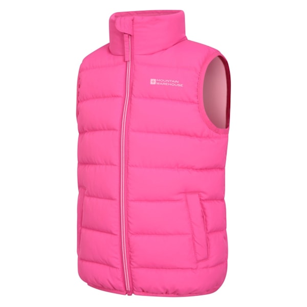Mountain Warehouse Barn/Barn Rocko Plain Padded Gilet 3-4 Pink 3-4 Years