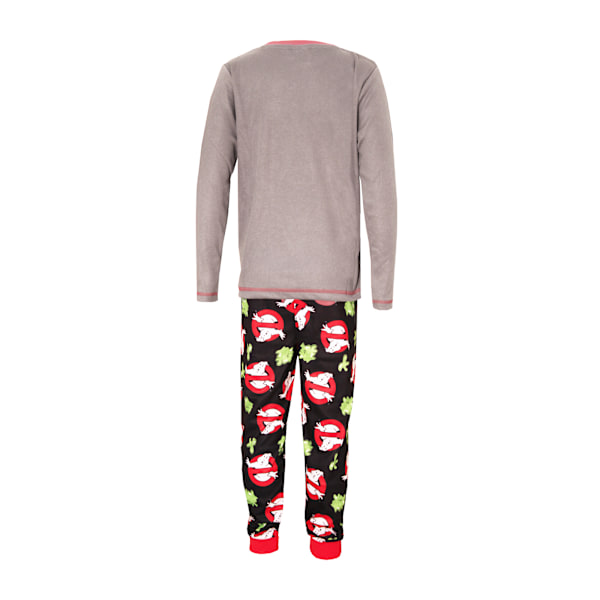Ghostbusters Pyjamas för barn/ungdomar 11-12 år Svart/Grå Black/Grey 11-12 Years