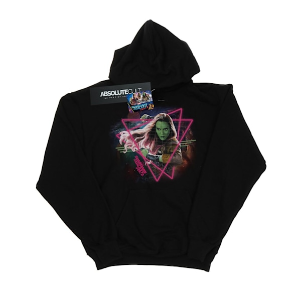 Marvel Herr Guardians Of The Galaxy Neon Gamora Hoodie M Svart Black M