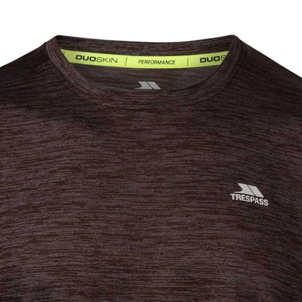 Trespass Kearsley Active Top L Mörk Flint Melange för Herr Dark Flint Marl L