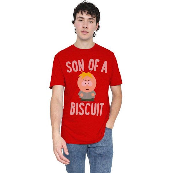 South Park Unisex Vuxen Butters Biscuit T-Shirt M Röd Red M
