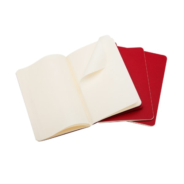 Moleskine Cahier Large Plain Journal One Size Tranbärsröd Cranberry Red One Size