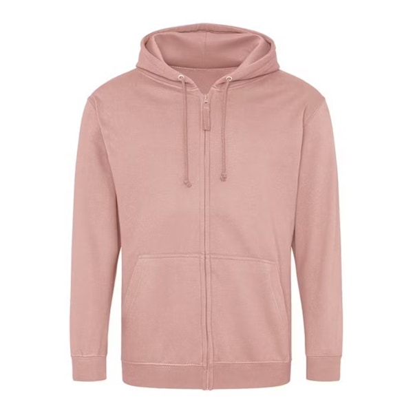 Awdis Herr Full Zip Hoodie M Dusty Pink Dusty Pink M