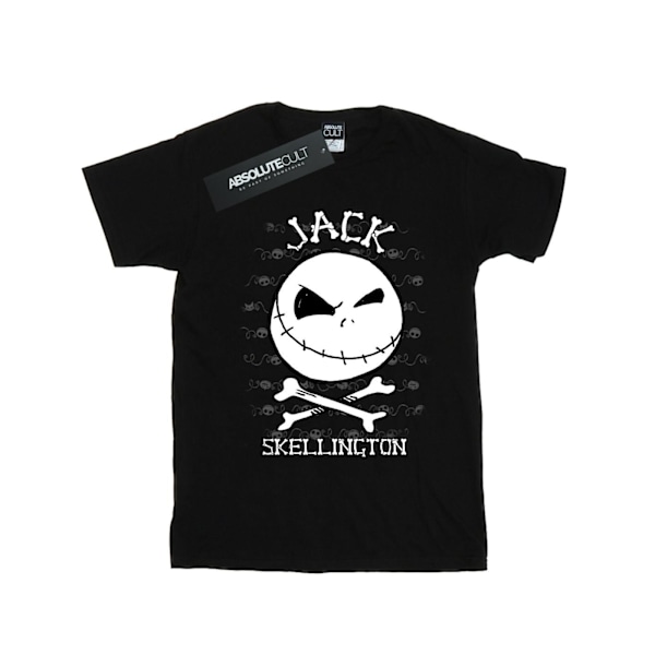 Disney Boys Nightmare Before Christmas Jack Face T-Shirt 7-8 år Black 7-8 Years