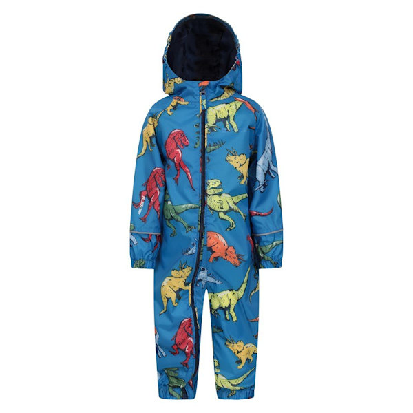 Mountain Warehouse Barnkläder/Barn Puddle Dinosaurie Regnställ 9-12 månader Blue 9-12 Months