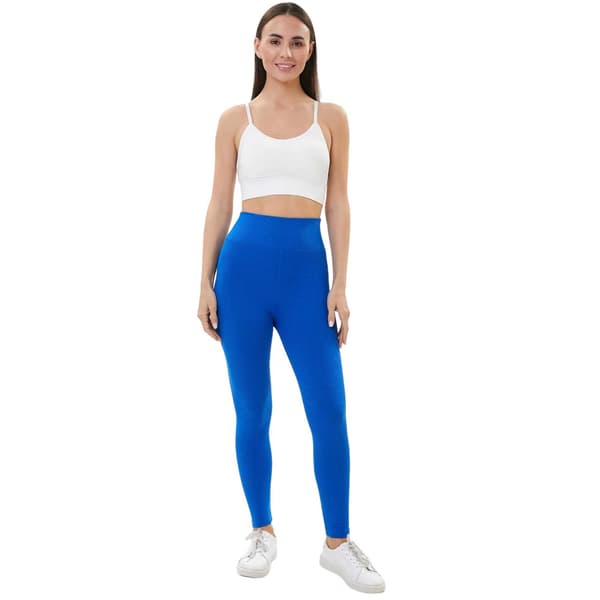 Lookus Dam/Kvinnor Zelal Ribbade Leggings S Blå Blue S