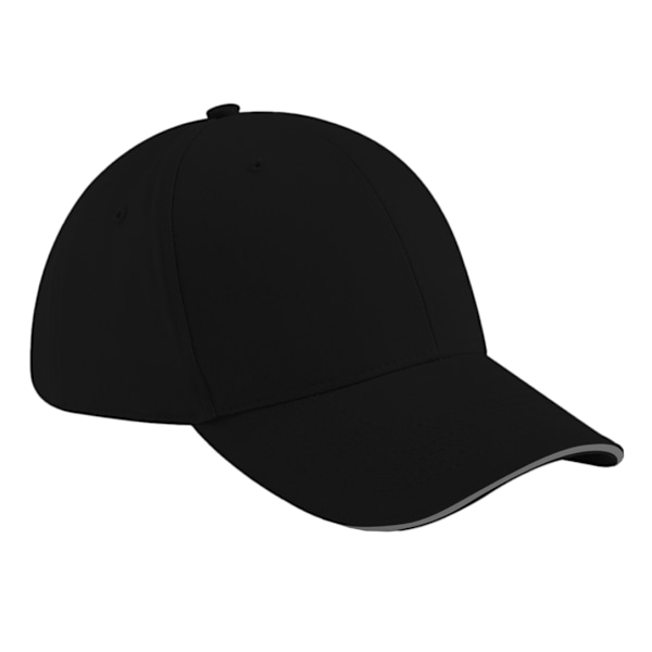 Beechfield Vuxen Unisex Athleisure Bomull Baseball Cap En Storlek Black/Graphite One Size
