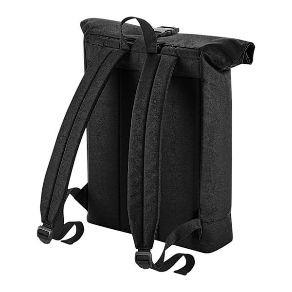 Bagbase Rulltopp Ryggsäck av Återvunnet Material One Size Svart Black One Size