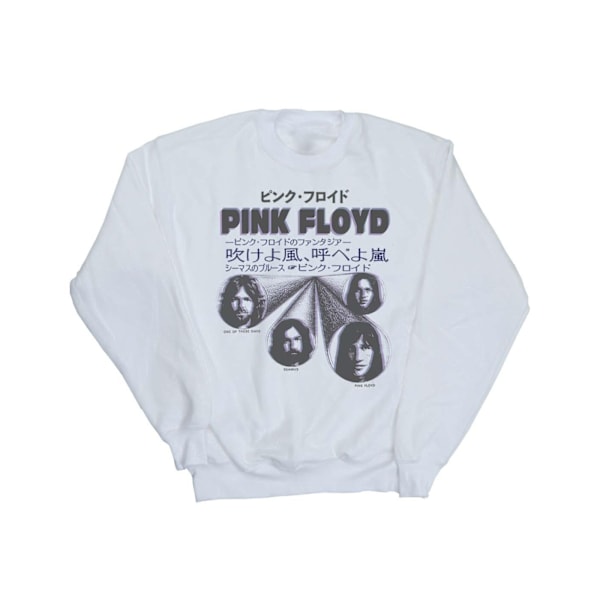 Pink Floyd Boys Japansk Cover Sweatshirt 7-8 År Vit White 7-8 Years