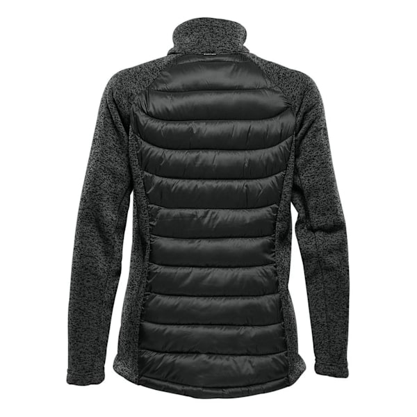 Stormtech Dam/Kvinnor Narvik Hybrid Soft Shell Jacka XL Svart Black/Dolphin/Heather XL