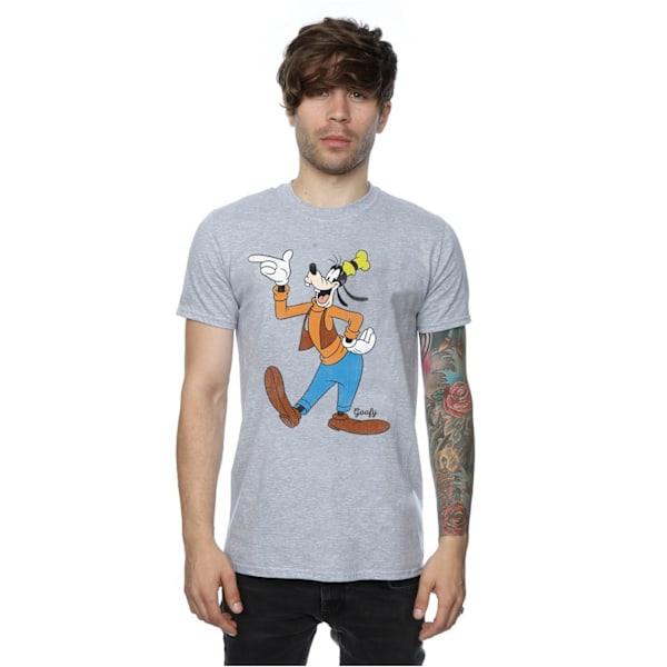 Disney Classic Goofy T-shirt XXL Heather Grey för män Heather Grey XXL