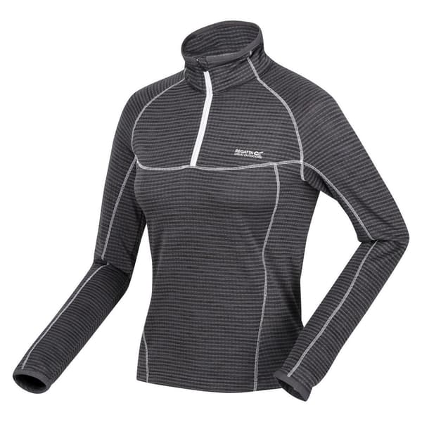 Regatta Dam Yonder Raglan Långärmad Tröja 12 Seal Grey/White 12 UK