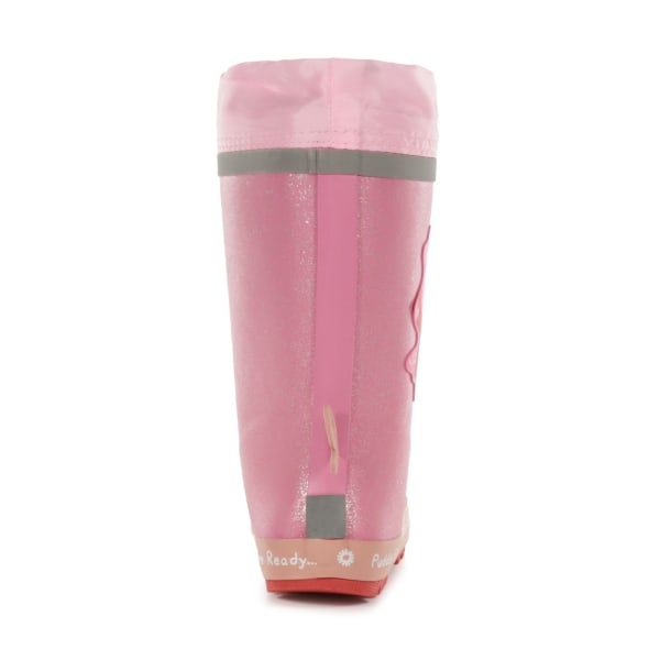 Regatta barn/barn Greta Gris Dinosaur Wellington Boots 2.5 Pink 2.5 UK