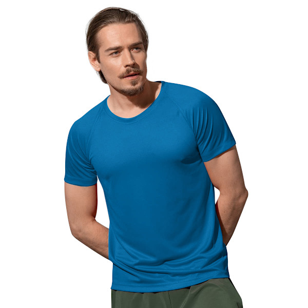 Stedman Active Raglan Mesh T-shirt för män M Kungsblå King Blue M