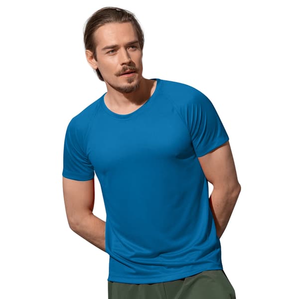 Stedman Herr Active Raglan Mesh T-Shirt S King Blue King Blue S