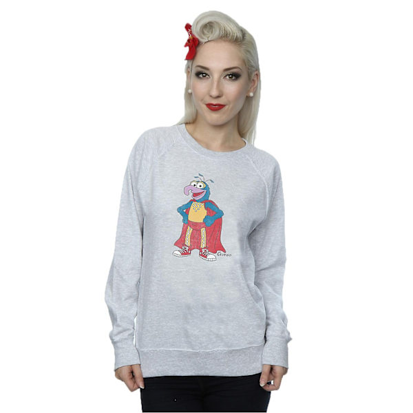 The Muppets Dam/Damer Classic Gonzo Heather Sweatshirt L Han Heather Grey L