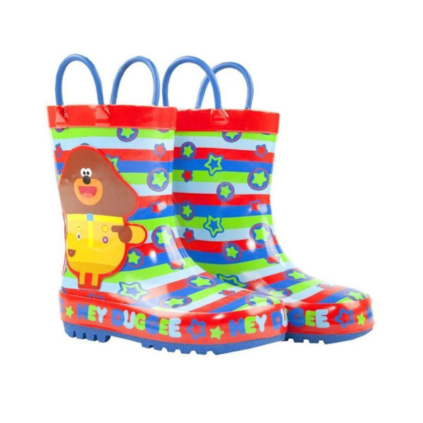 Hey Duggee Pojkar Gummistövlar 8 UK Barn Röd/Grön/Blå Red/Green/Blue 8 UK Child