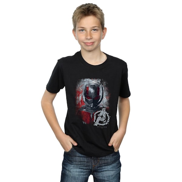 Marvel Boys Avengers Endgame Ant-Man Borstad T-shirt 7-8 år Black 7-8 Years