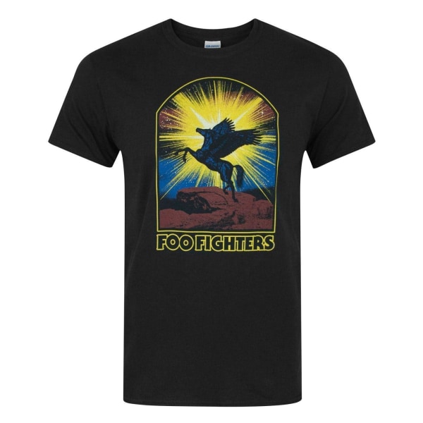 Foo Fighters Häst T-shirt för män S Svart Black S