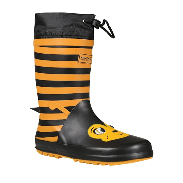 Dare 2B Barn/Barn Mudplay Dinosaurie Wellingtonstövlar 2.5 UK Gul Yellow/Black Stripe 2.5 UK