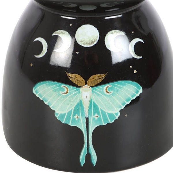 Something Different Dark Forest Luna Moth Oljelampa En Storlek B Black/White One Size