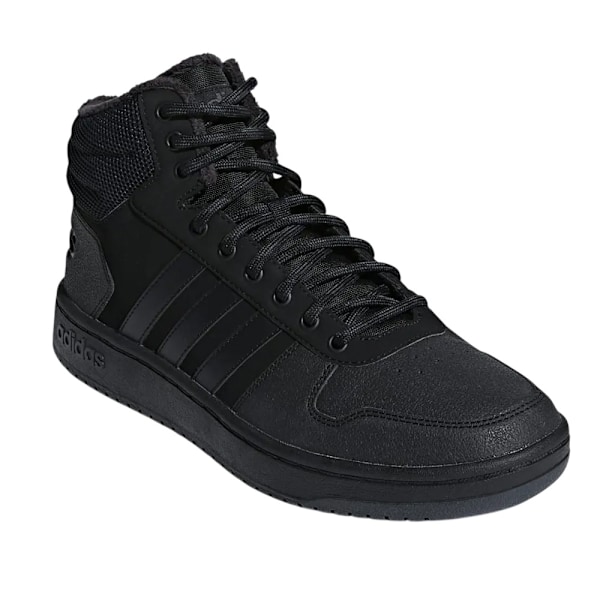 Adidas Herr Hoops 2.0 Mellanhöga Träningsskor 9 UK Svart Black 9 UK