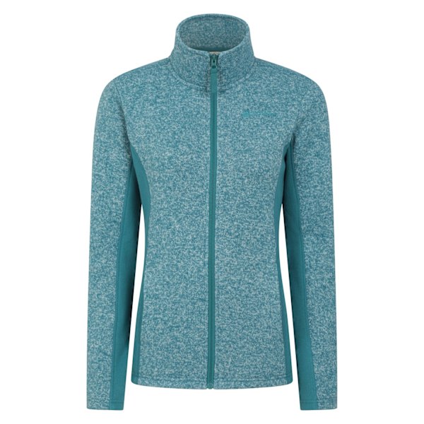 Mountain Warehouse Dam/Dam Idris Fleecejacka med Paneler 1 Teal 10 UK