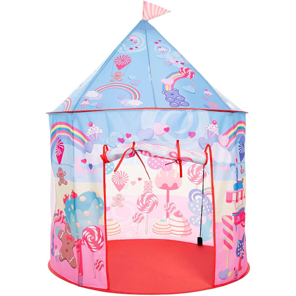 Trespass Barnens/Barn Chateau Lek Tält Med Packaway Väska En Candyland One Size