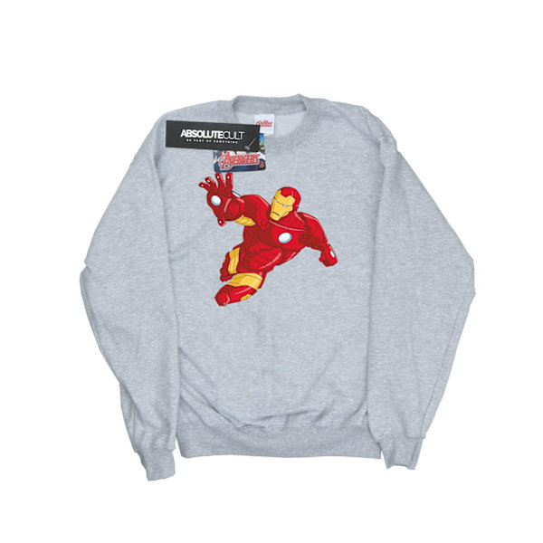 Iron Man Pojksweatshirt 5-6 år Svart Black 5-6 Years