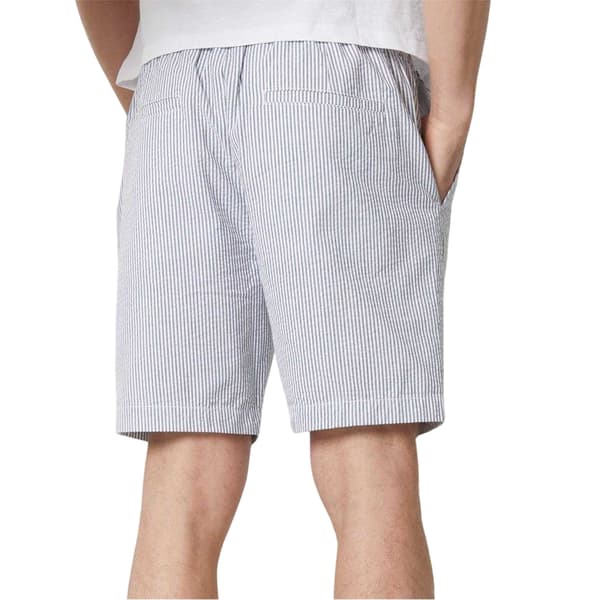 Threadbare Herr Cinco Vertikala Randiga Chino Shorts XL S Blå/Vit Blue/White XL S