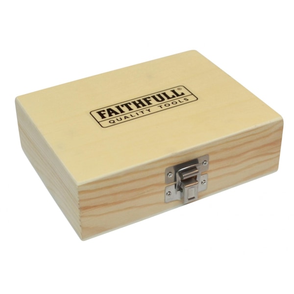 Faithfull 1/4in Tct Fräsbitsset, 12 Delar One Size Multi Col Multi Colour One Size
