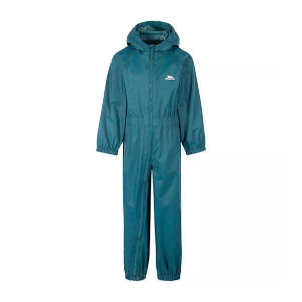 Trespass Barn/Kids Knapp Regnkläder 3-4 År Teal Teal 3-4 Years