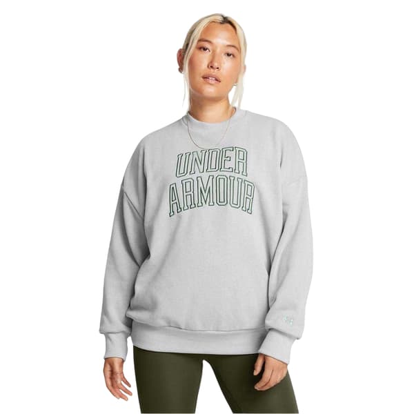 Under Armour Dam Icon Oversized Sweatshirt 8 UK Grå Grey 8 UK