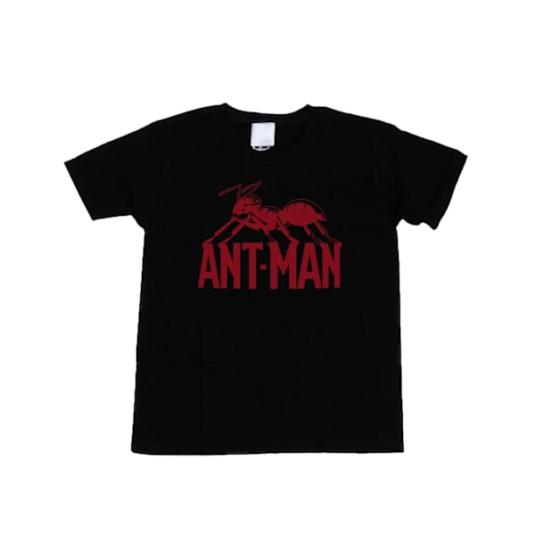 Marvel Boys Ant-Man Logo T-shirt 12-13 år Svart Black 12-13 Years