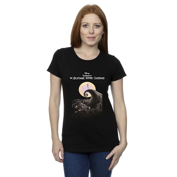 The Nightmare Before Christmas Dam T-shirt i bomull med månmotiv Black S