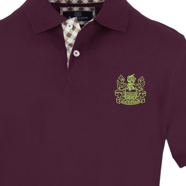 Aquascutum Herr Pikétröja M Röd Red M