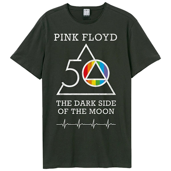 Amplified Unisex Vuxen The Dark Side Of The Moon Pink Floyd 50t Charcoal XS