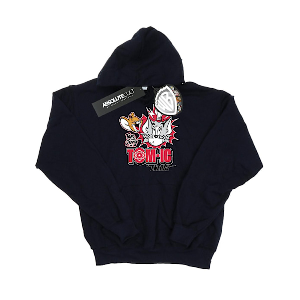 Tom And Jerry Boys Tomic Energy Hoodie 5-6 år Marinblå Navy Blue 5-6 Years