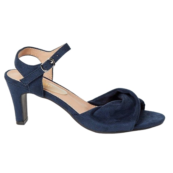 Good For The Sole Dam/Kvinnor Trisha Tvådelad Bred Klack Sandal Navy 3 UK