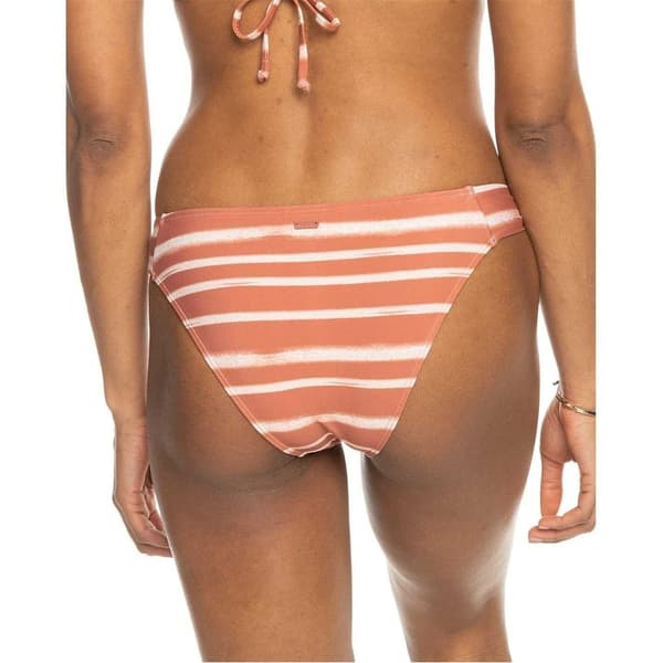 Roxy Dam/Dam Randiga Låg Midja Bikiniunderdelar 8 UK O Orange 8 UK